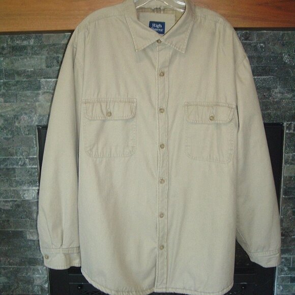 Vintage Chore Field Barn Coat Lined Jacket Mens XXL Tan  - VTG High Sierra - Picture 2 of 11